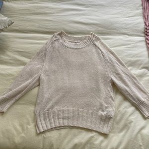 GAP cotton cream sweater, size medium